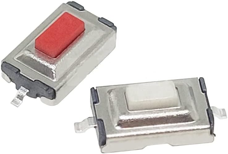 1000pcs 3 * 6 * 2,5 interruptor de tato de botão vermelho branco 3 * 6 * 2,5 mm SMD Chip Switch -