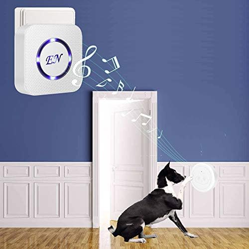Portão de cachorro Evernary Bell sem fio Doggie Portbells para treinamento potty com botão de toque à prova