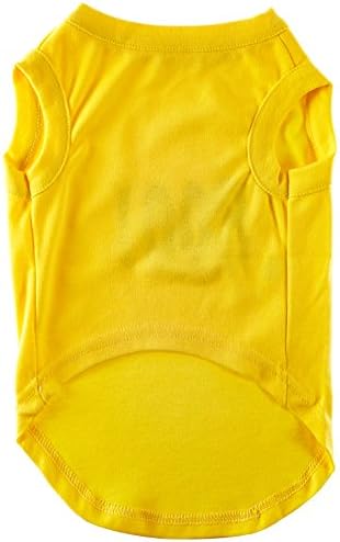 Mirage Pet Products Boo! Camisas de impressão de tela LG amarelo