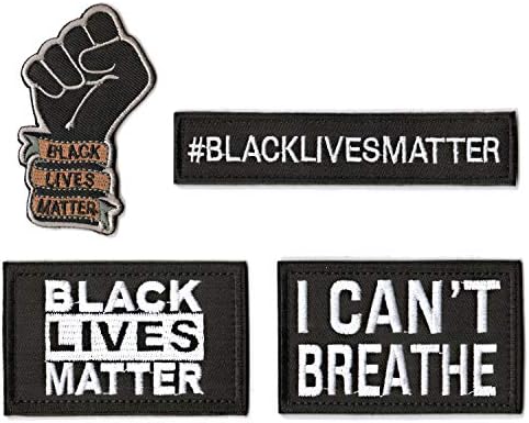 Pacote wzt 4 peças Black Lives Matter Movem