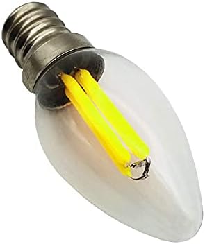 MAOTOPCOM 3W E12 Candelabra lâmpada lâmpada C7 Lâmpadas noturnas de 30w lâmpadas incandescentes equivalentes
