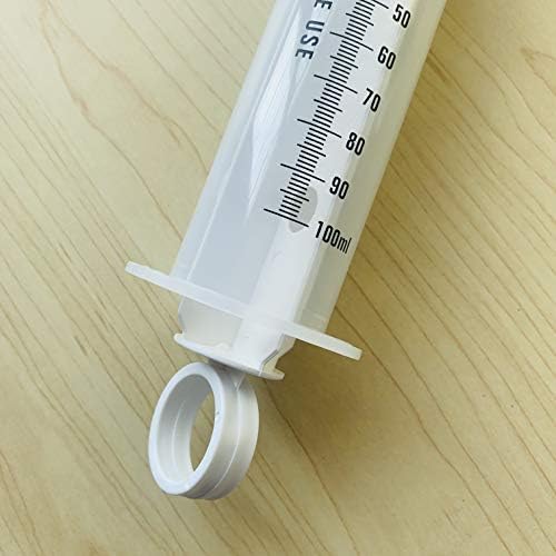 8pack seringa 100ml Medição de plástico seringa para laboratório científico, rega, reabastecimento