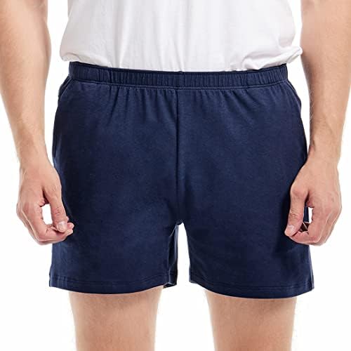 Shorts de lounge masculinos aimpactos respiráveis ​​de 4 polegadas leves de 4 polegadas simples shorts