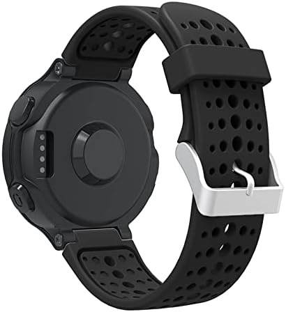 Buday Soft Silicone Watch Strap Substacement Wat Watch Band para Garmin Forerunner 220/230/235/620/630