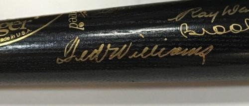 Ted Williams assinou o HOF Louisville Bat 6 Autograph Brooks Robinson PSA DNA LOA - Bats MLB autografados
