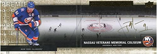 John Tavares New York Islanders autografou 2014-15 Upper Deck Premier Premier RH-JT Cartão de negociação-Hóquei