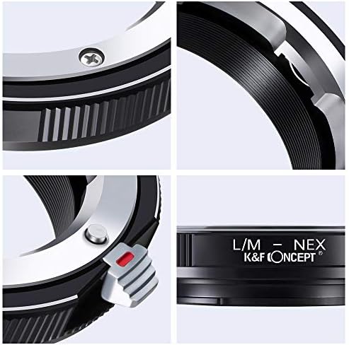 K&F Concept LM para o adaptador NEX Compatível com a lente Leica M para a Sony Alpha Nex E-Mount Camera