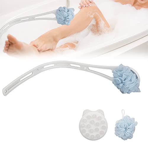 Conjunto de escova de chuveiro multifuncional, arruela traseira escova de corpo esfoliante Bath Bath