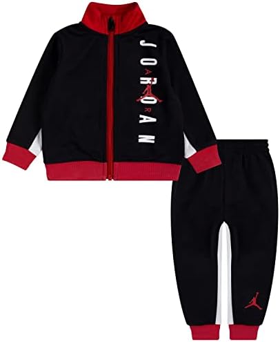 Jordan Big Boys Meio Court TRICOT Full Zip Jacket & Pants 2 Peças Conjunto