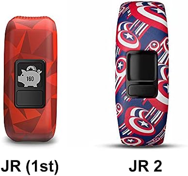 C2D Joy Sport Indicador de nylon Tecido para crianças Hoop e Loop Wrist Compatível com Garmin Vivofit JR/JR2