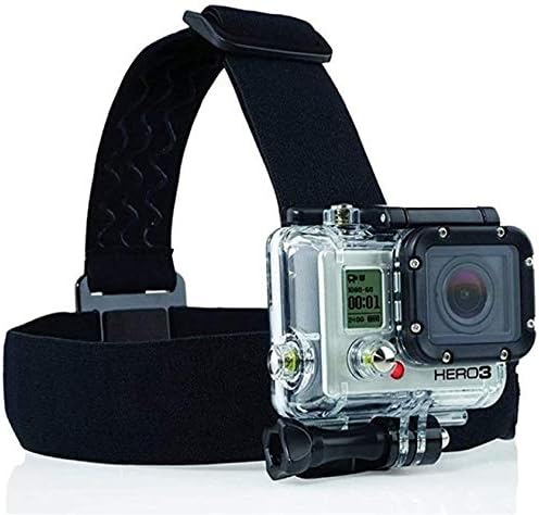 Navitech 8 em 1 Ação Câmera de acesso Kit Combo com estojo azul - compatível com a câmera de ação