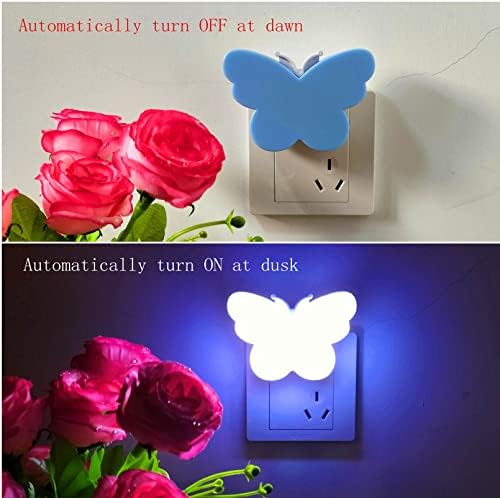Sycyulan 2pcs Butterfly LED Plug-in