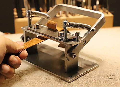 Vovolo DIY A inoxidável artesanato tiras de couro de cinto Rainning Machine Manual de couro de couro