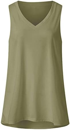 túnica de túnica de verão feminina para leggings v tanque de calça de pescoço com camiseta solta sólida 2023