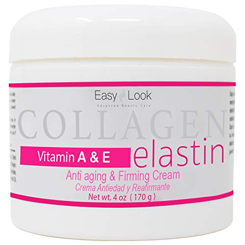 Vitaminas de creme de colágeno Elastina A&E Anti envelhecimento e creme de firmamento 4oz