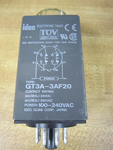 IDEC GT3A-3AF20 Timer de propósito geral eletromecânico