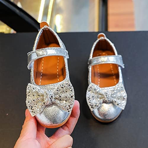 Sapatos para meninas de flor de criança Mary Jane Jane Casamento Damas de noiva
