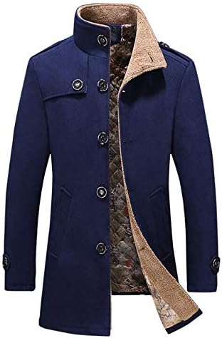 Jaqueta para masculino, o sobretudo de manga cheia masculino plus size clássico data noturna bordada de