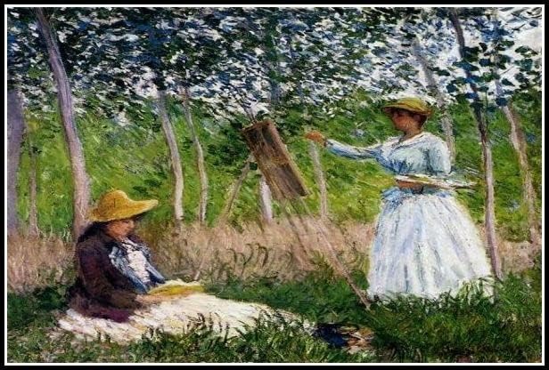 Irrises na pintura de jardim Monet de Claude Monet Diam Diamond Painting Kits para adultos, kit de