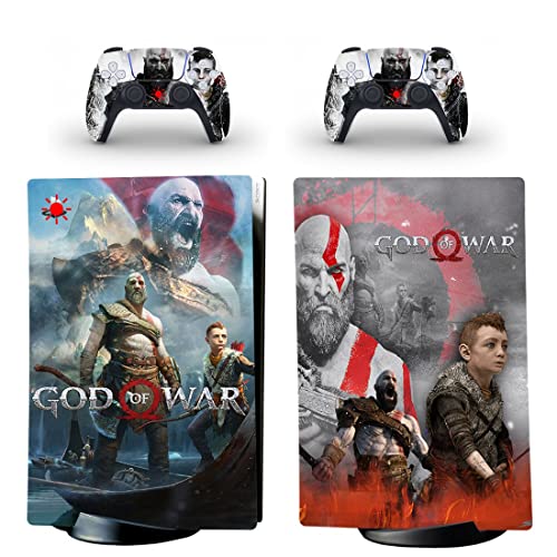 Para PS4 Normal - Game God The Best Of War PS4 - PS5 Skin Console & Controllers, Skin Vinyl para