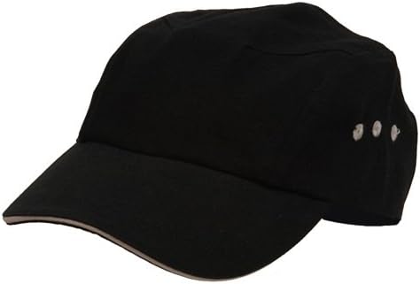 Capiclo de lona escovado Caps-Black Natural