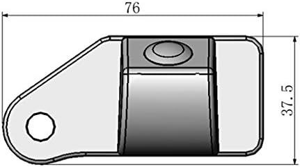 Para Mitsubishi Outlander Sport 2010 ~ 2015 Câmera traseira de visualização de carro de volta à câmera/plugue