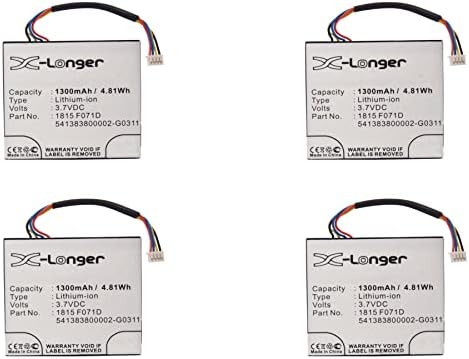Baterias da Calculadora Digital Synergy, compatível com a Calculadora do Texas Instruments 3.7L1200SP, o