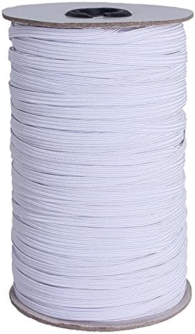 1 rolo elástico faixas para costurar cordas elásticas esticadas para costurar 1/10 -1/2