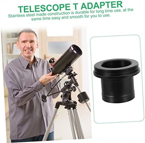 SOLustre 2pcs Adaptador de telescópio MOTAIS MIRASCOPO Adaptador Adaptador T Adaptador T 1. 25 polegadas