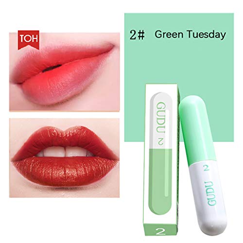 Koranor Gloss Mini Student Makeup Glaze Lip Lip Capsule Week Week Red Lipstick Filler Instinto Cor de lábio