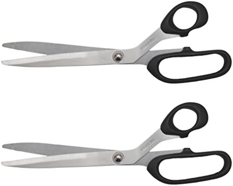 Hometeq Black Scissors Scissors Múltiplos fins de aço inoxidável Tesoura afiada com alças ergonômicas - Perfeito