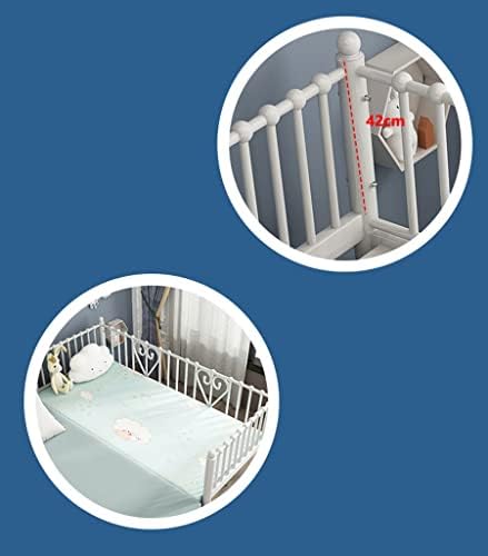 Cama de berço da plataforma de berçário, costura de cama pequena amplia a cama infantil de arte com