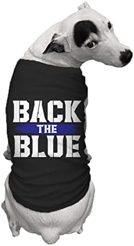 De volta à linha azul azul - Apoie a camisa do cão da polícia