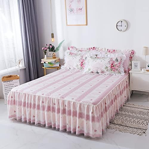 Fadfay, conjunto de cama romântica de estampa de flores, conjunto de cama floral, roupas de cama rurais rústicas,