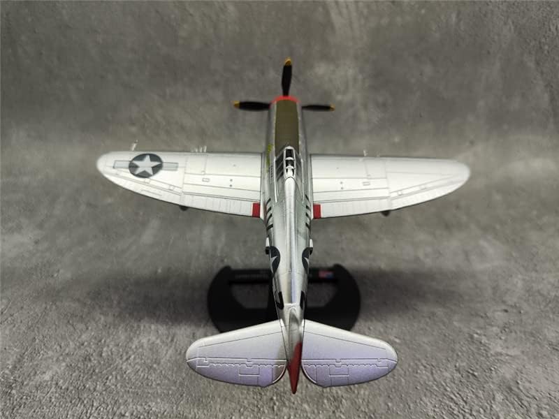 Planos WWII EUA República P47 Thunder Bolt 1944 1/72 Aeronave Diecast Modelo pré-construído