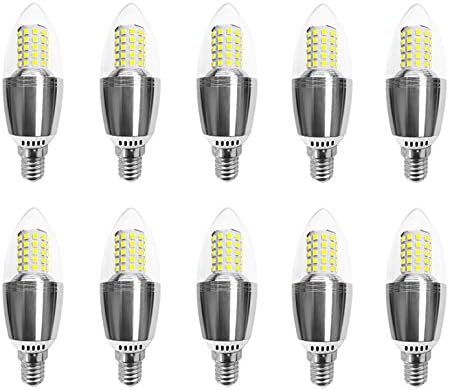 Lâmpadas de candelabra de milho 12W E12 Bulbos de economia de energia 12W LED BULBAS DE VELA EQUIVALENTE