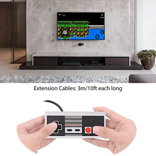 Controlador de jogos em superfície para o NES Classic Edition e Nintendo Classic Mini, controlador retrô com cabo