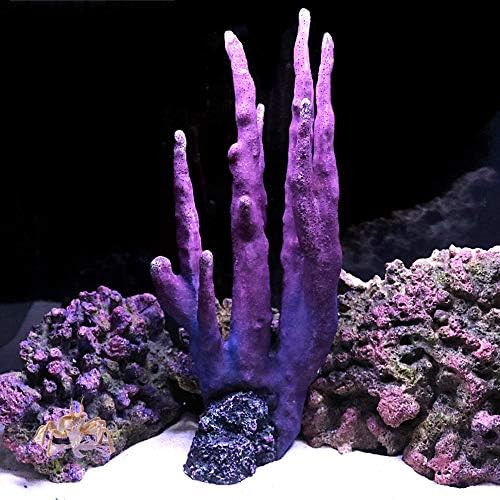 Danmu 1pc de ornamentos de coral de polirresina, decoração de coral de aquário para decoração de aquário de
