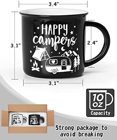 Nefelibata Camping Coffee Caneca Presentes de Natal Camping Cups de chá Viagem bebendo canecas