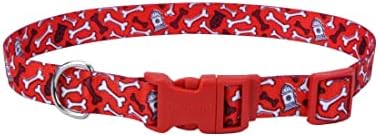 Collar de cachorro ajustável para animais de estimação de animais costeiros - tecidos estilizados