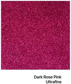 Hemway Ultra Sparkle Glitter Pot 25g / 0,9 oz de rosa escura Ultrafine 1/128 .008 0,2 mm de 0,2