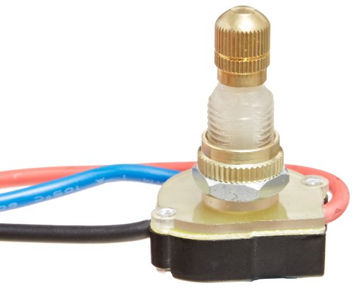 Interruptores rotativos, função circutadora off-on-on-on-on, spst, 3/1 amperes a 125/250 Vac,