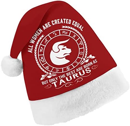Taurus Constellation Christmas Hat Chatch Hat de Papai Noel Decorações engraçadas de Natal