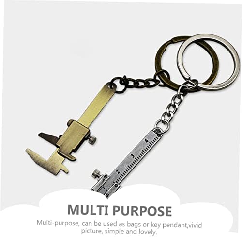 Besportble 5pcs pinça vernier fivela model metal modelo key anel de chave de chave de chave de chave de