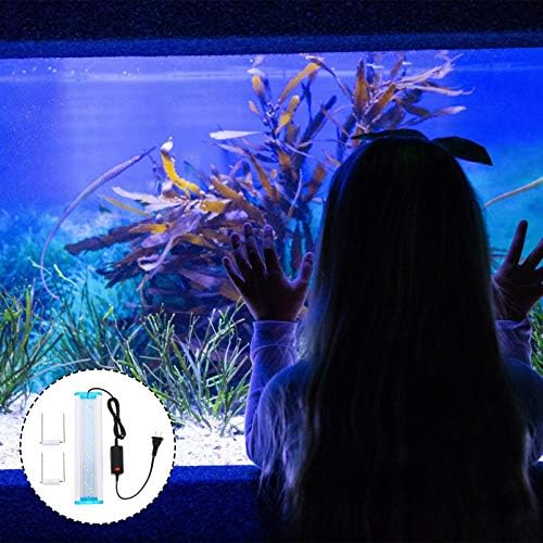Solustre LED Aquarium Light LED Aquarium Plant Light Fish Tank Frept para água doce e água salgada Tanque