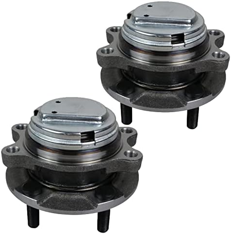 Autoround 513334 Pair Front Wheel Hub and Bearing Assembly Compatible with Nissan 370Z, Infiniti G35, Q50, G37,