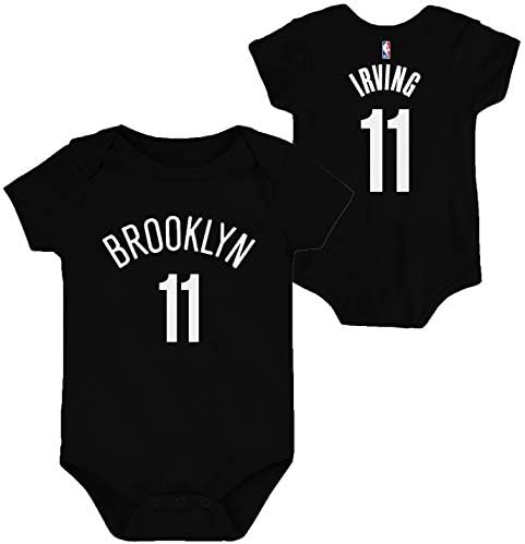 OUTERSTUFF NBA recém -nascido Infantas Nome da cor e número do jogador Bodysuit Creeper