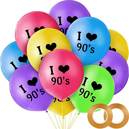 30 peças eu amo balões dos anos 90 90