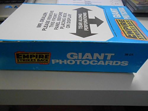 Star Wars Empire Rare 5x7 Cards Box 1981