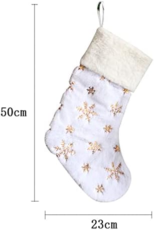 Chapa transparente para pendurar meias de Natal forte Saco de meias de Natal e meias suspensas de Natal